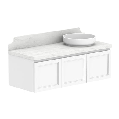 ADP Mabel Wall Hung 1200mm Single Right Offset Bowl Vanity Cabinet