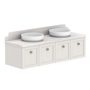 ADP Mabel Wall Hung 1500mm Double Bowl Vanity Cabinet