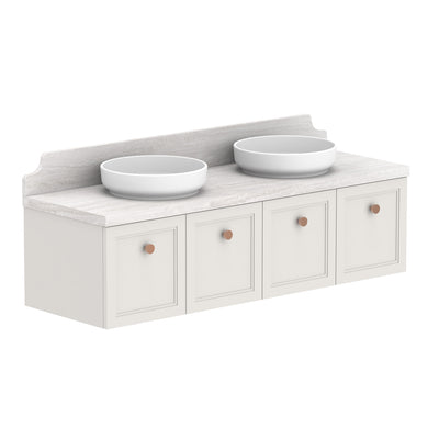 ADP Mabel Wall Hung 1500mm Double Bowl Vanity Cabinet