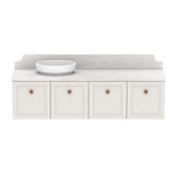 ADP Mabel Wall Hung 1500mm Single Left Offset Bowl Vanity Cabinet