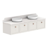 ADP Mabel Wall Hung 1800mm Double Bowl Vanity Cabinet
