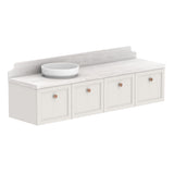 ADP Mabel Wall Hung 1800mm Single Left Offset Bowl Vanity Cabinet