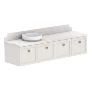 ADP Mabel Wall Hung 1800mm Single Left Offset Bowl Vanity Cabinet
