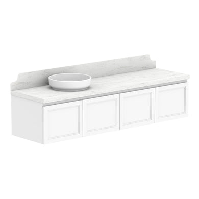 ADP Mabel Wall Hung 1800mm Single Left Offset Bowl Vanity Cabinet