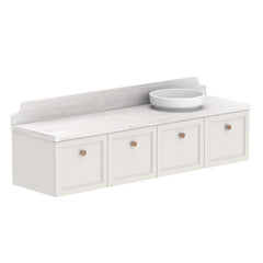 ADP Mabel Wall Hung 1800mm Single Right Offset Bowl Vanity Cabinet