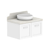 ADP Mabel Wall Hung 750mm Single Center Bowl Vanity Cabinet
