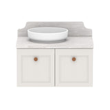 ADP Mabel Wall Hung 750mm Single Left Offset Bowl Vanity Cabinet