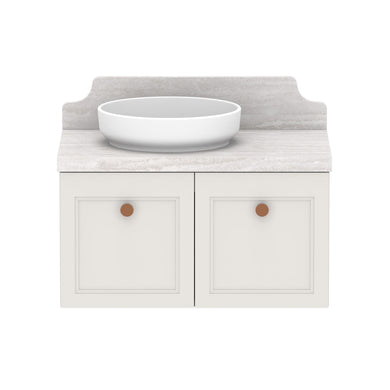 ADP Mabel Wall Hung 750mm Single Left Offset Bowl Vanity Cabinet