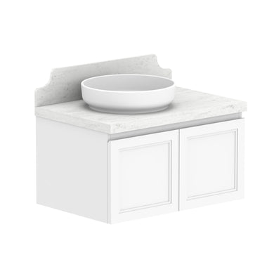 ADP Mabel Wall Hung 750mm Single Left Offset Bowl Vanity Cabinet