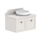 ADP Mabel Wall Hung 750mm Single Right Offset Bowl Vanity Cabinet