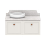 ADP Mabel Wall Hung 900mm Single Left Offset Bowl Vanity Cabinet