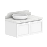 ADP Mabel Wall Hung 900mm Single Left Offset Bowl Vanity Cabinet
