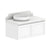 ADP Mabel Wall Hung 900mm Single Left Offset Bowl Vanity Cabinet