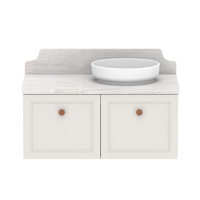 ADP Mabel Wall Hung 900mm Single Right Offset Bowl Vanity Cabinet