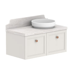 ADP Mabel Wall Hung 900mm Single Right Offset Bowl Vanity Cabinet