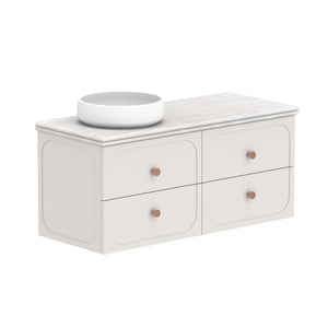 ADP Madden Wall Hung 1200mm Single Left Offset Bowl Vanity Cabinet