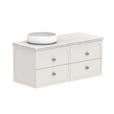 ADP Madden Wall Hung 1200mm Single Left Offset Bowl Vanity Cabinet