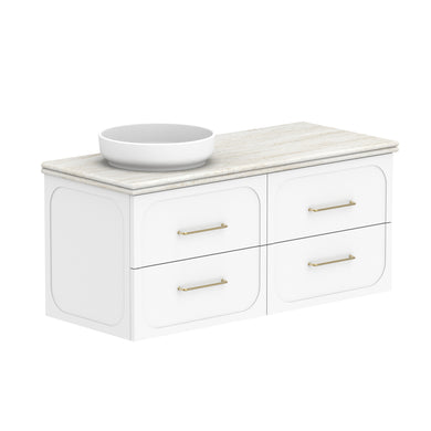 ADP Madden Wall Hung 1200mm Single Left Offset Bowl Vanity Cabinet