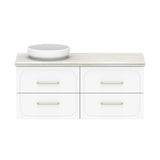 ADP Madden Wall Hung 1200mm Single Left Offset Bowl Vanity Cabinet