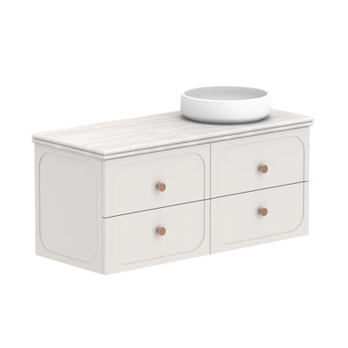 ADP Madden Wall Hung 1200mm Single Right Offset Bowl Vanity Cabinet