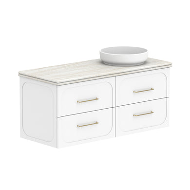 ADP Madden Wall Hung 1200mm Single Right Offset Bowl Vanity Cabinet