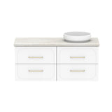 ADP Madden Wall Hung 1200mm Single Right Offset Bowl Vanity Cabinet