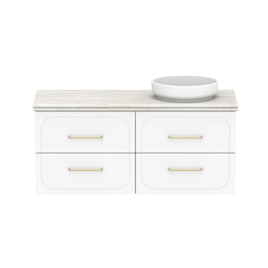 ADP Madden Wall Hung 1200mm Single Right Offset Bowl Vanity Cabinet