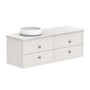 ADP Madden Wall Hung 1500mm Single Left Offset Bowl Vanity Cabinet