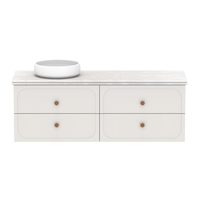 ADP Madden Wall Hung 1500mm Single Left Offset Bowl Vanity Cabinet
