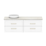 ADP Madden Wall Hung 1500mm Single Left Offset Bowl Vanity Cabinet