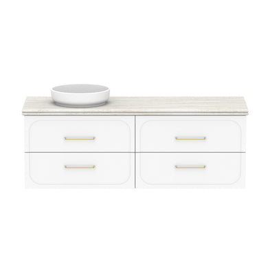 ADP Madden Wall Hung 1500mm Single Left Offset Bowl Vanity Cabinet