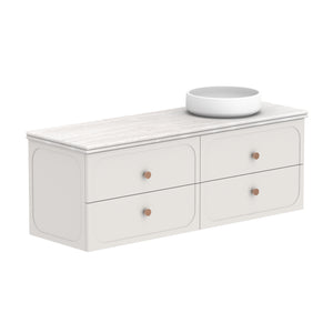 ADP Madden Wall Hung 1500mm Single Right Offset Bowl Vanity Cabinet