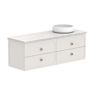 ADP Madden Wall Hung 1500mm Single Right Offset Bowl Vanity Cabinet