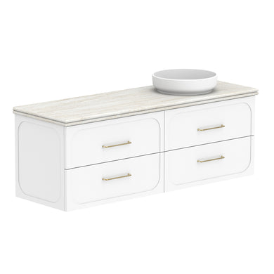 ADP Madden Wall Hung 1500mm Single Right Offset Bowl Vanity Cabinet