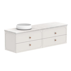 ADP Madden Wall Hung 1800mm Single Left Offset Bowl Vanity Cabinet