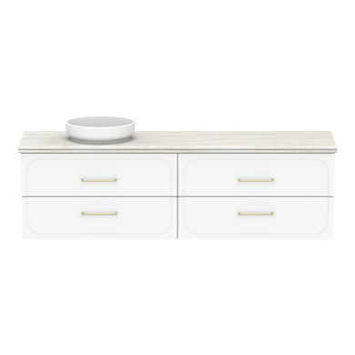 ADP Madden Wall Hung 1800mm Single Left Offset Bowl Vanity Cabinet
