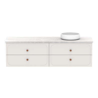 ADP Madden Wall Hung 1800mm Single Right Offset Bowl Vanity Cabinet