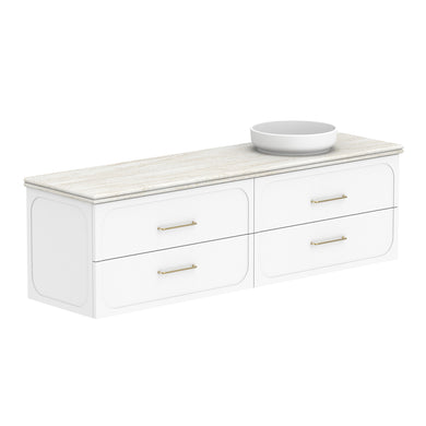 ADP Madden Wall Hung 1800mm Single Right Offset Bowl Vanity Cabinet