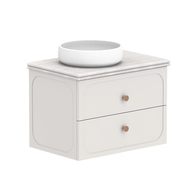 ADP Madden Wall Hung 750mm Single Left Offset Bowl Vanity Cabinet