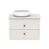 ADP Madden Wall Hung 750mm Single Left Offset Bowl Vanity Cabinet