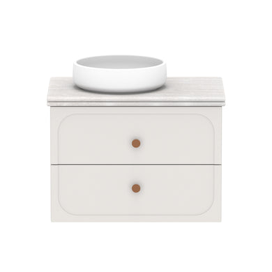 ADP Madden Wall Hung 750mm Single Left Offset Bowl Vanity Cabinet