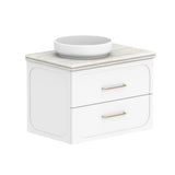 ADP Madden Wall Hung 750mm Single Left Offset Bowl Vanity Cabinet