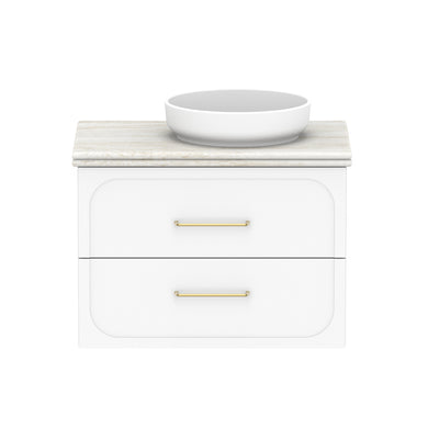ADP Madden Wall Hung 750mm Single Right Offset Bowl Vanity Cabinet