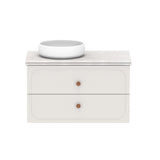 ADP Madden Wall Hung 900mm Single Left Offset Bowl Vanity Cabinet