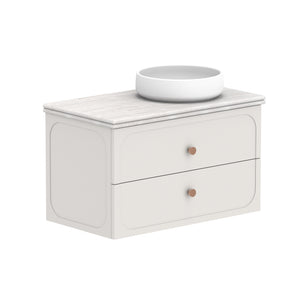 ADP Madden Wall Hung 900mm Single Right Offset Bowl Vanity Cabinet