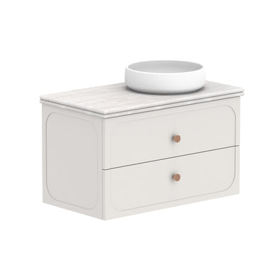 ADP Madden Wall Hung 900mm Single Right Offset Bowl Vanity Cabinet