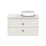 ADP Madden Wall Hung 900mm Single Right Offset Bowl Vanity Cabinet