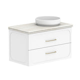 ADP Madden Wall Hung 900mm Single Right Offset Bowl Vanity Cabinet
