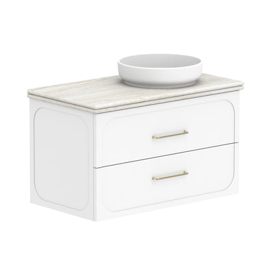 ADP Madden Wall Hung 900mm Single Right Offset Bowl Vanity Cabinet