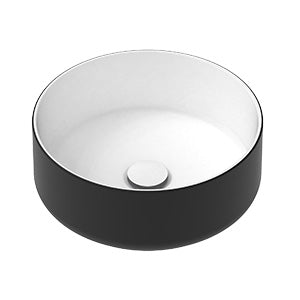 Matte Black Outside / Matte White Inside